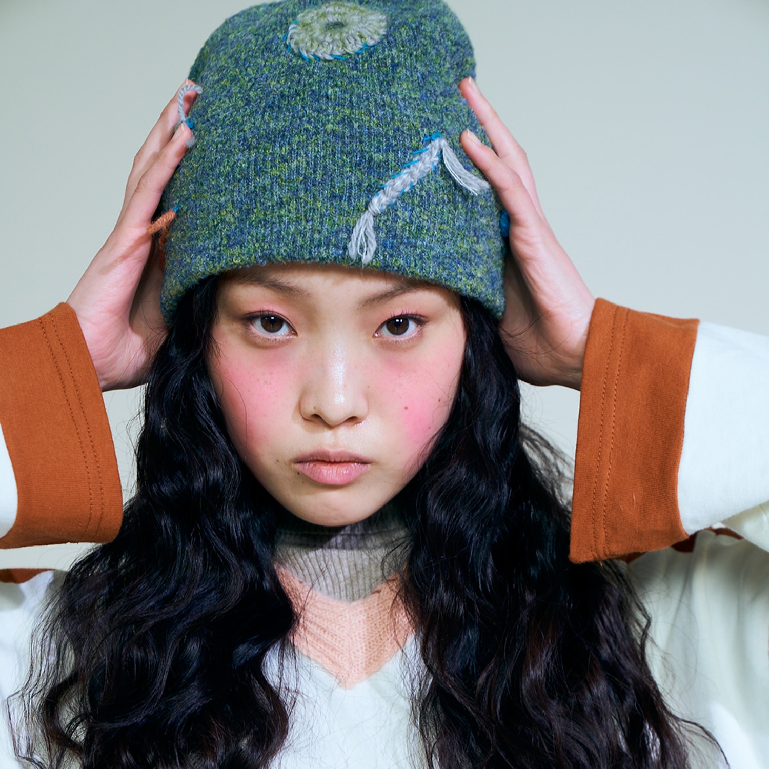 [Pre-order delivery: October 10th] TAIL BEANIE BLUE.